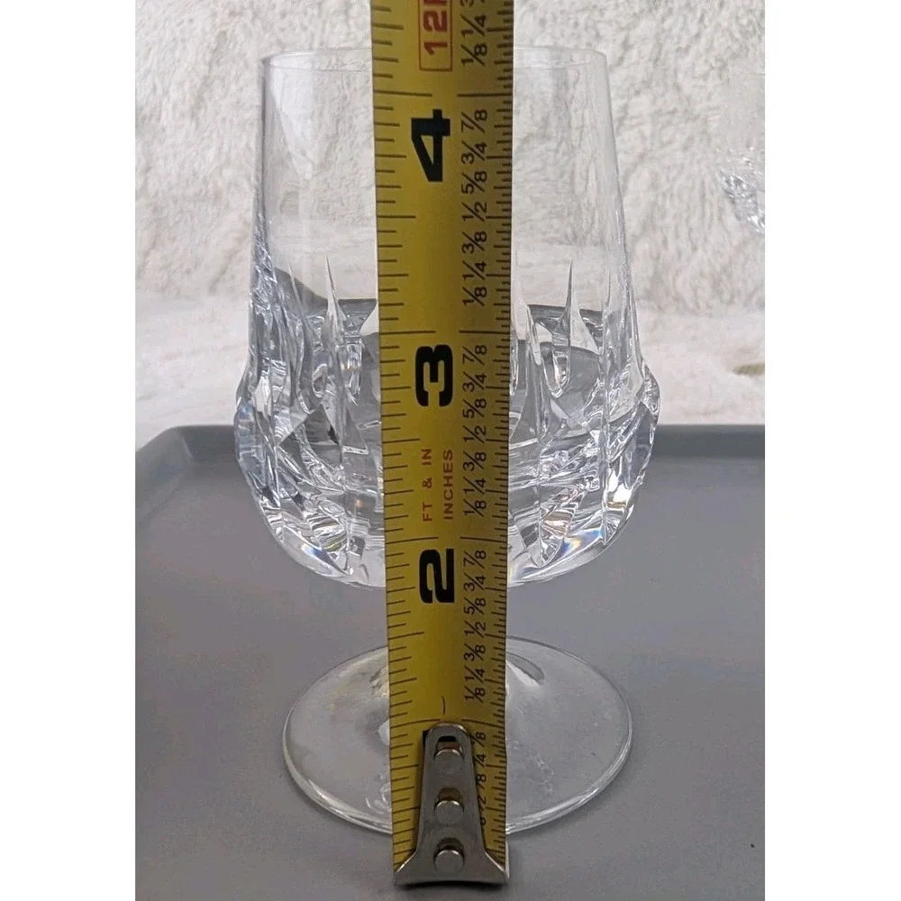 Vintage Bavaria Germany 24% Lead Crystal Mini Brandy Snifters Cordial Set of 6